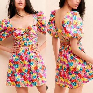 erika asymmetrical mini dress ba&sh Erika Draped Mini Dress